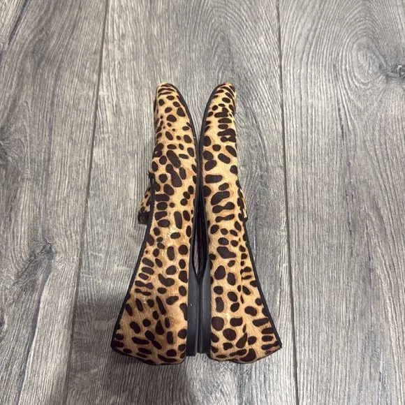 • Birdies • THE STARLING Skip On Loafer ShoesCheetah Calf Hair 8