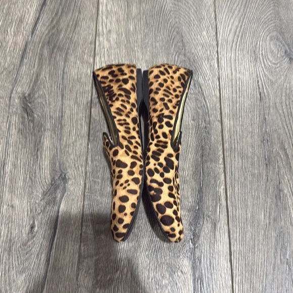 • Birdies • THE STARLING Skip On Loafer ShoesCheetah Calf Hair 8