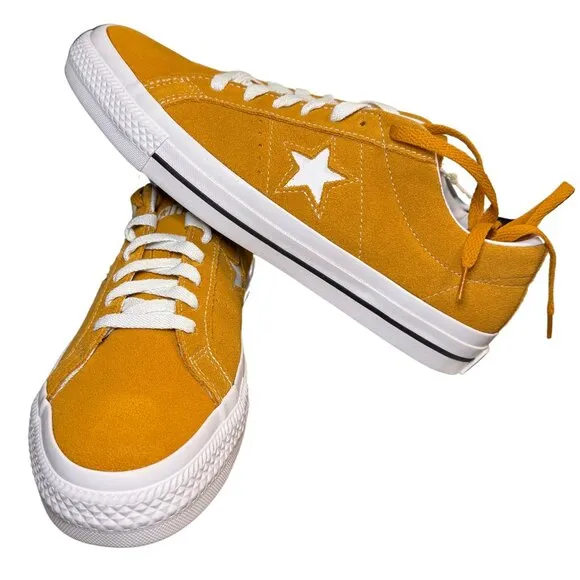 ✨ Converse One Star Pro Ox Suede 'Golden Sundial' 🌟 Men's Sz 9 (A02944C) 👟 NEW