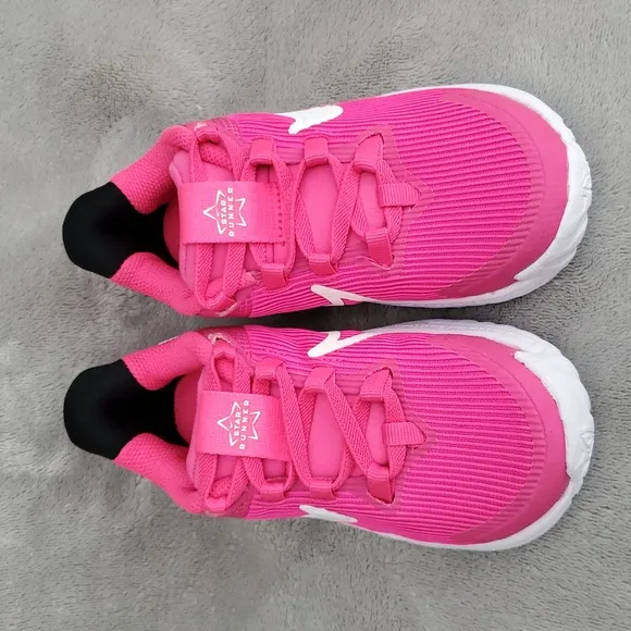 🆕️ NIKE Pink Star Runner 4 Athletic Tennis Shoes KIDS SIZE: 9C