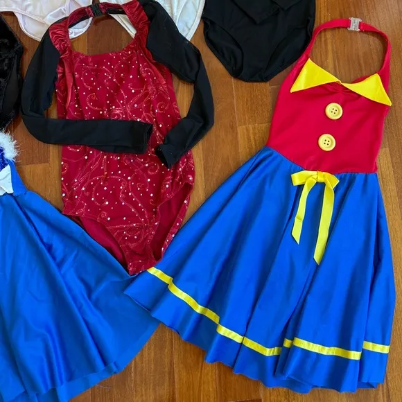 12 Girls Dance Outfits Tap Shoes Leotard Costume Ballet Gymnastics Hip Hop Jazz