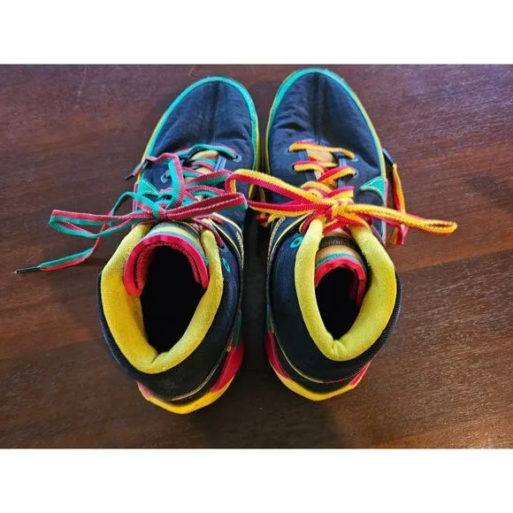 2020-Nike KD 13 Rasta Jamaican Kevin Durant Sneaker #DC0010-001 Size 8.5