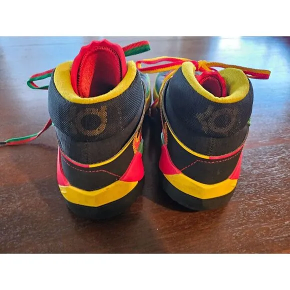 2020-Nike KD 13 Rasta Jamaican Kevin Durant Sneaker #DC0010-001 Size 8.5