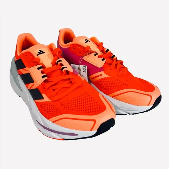 Adidas Adistar CS Running Shoes Impact Orange/Night Metallic GY1698 Size 9