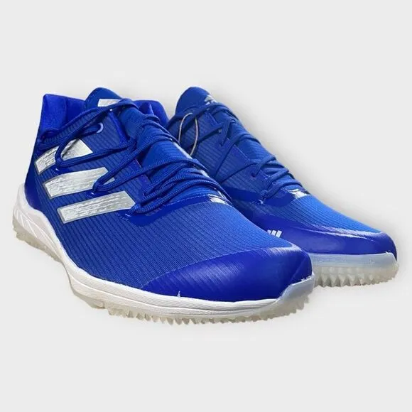 Adidas Adizero Afterburner 8 Baseball Turf Shoes Blue FZ4231 Mens size 12 New