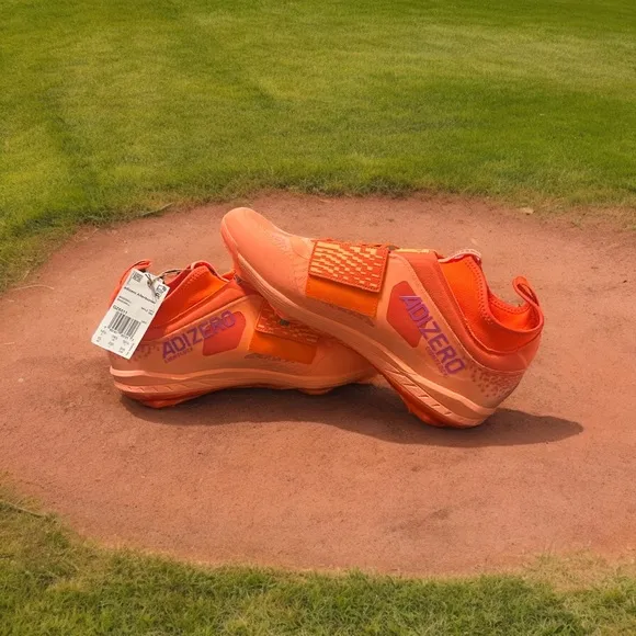 Adidas Adizero Afterburner Orange Baseball Cleats Size Men's 15 GZ6511 NWT