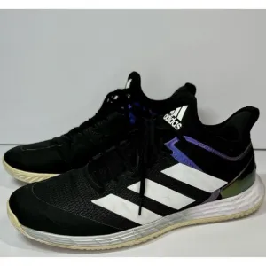 Adidas Adizero Ubersonic‎ 4 CLAY Black Iridescent Tennis FX1372 Sz 11.5 Mens