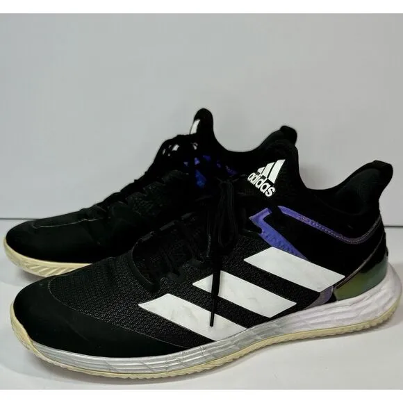 Adidas Adizero Ubersonic‎ 4 CLAY Black Iridescent Tennis FX1372 Sz 11.5 Mens