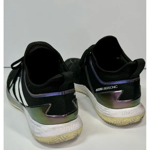 Adidas Adizero Ubersonic‎ 4 CLAY Black Iridescent Tennis FX1372 Sz 11.5 Mens