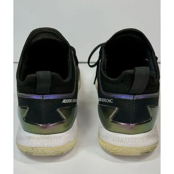 Adidas Adizero Ubersonic‎ 4 CLAY Black Iridescent Tennis FX1372 Sz 11.5 Mens