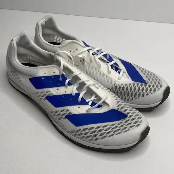 adidas Adizero  XC Sprint Shoe Men's Track Field EG8456 White Size 12