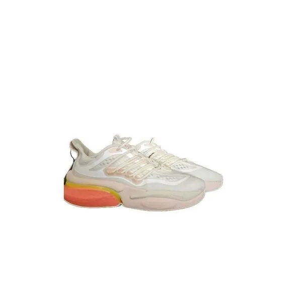 adidas Alpha Boost V1 Off White Athletic Running Shoes Women's Size 9.5