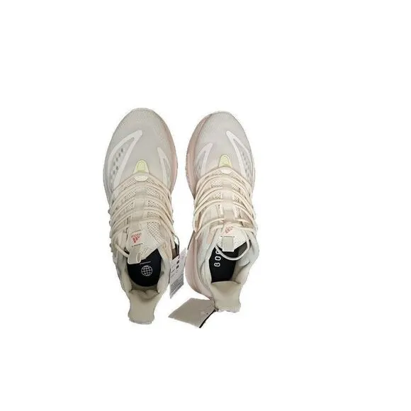 adidas Alpha Boost V1 Off White Athletic Running Shoes Women's Size 9.5