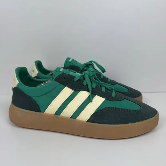 Adidas Barreda Decode Sneaker Shoes Sz 11.5 Court Green Beige JP9666 Worn 1X