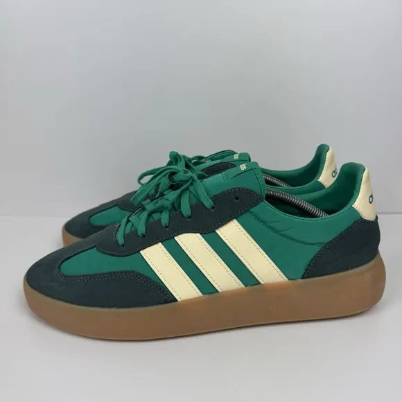 Adidas Barreda Decode Sneaker Shoes Sz 11.5 Court Green Beige JP9666 Worn 1X