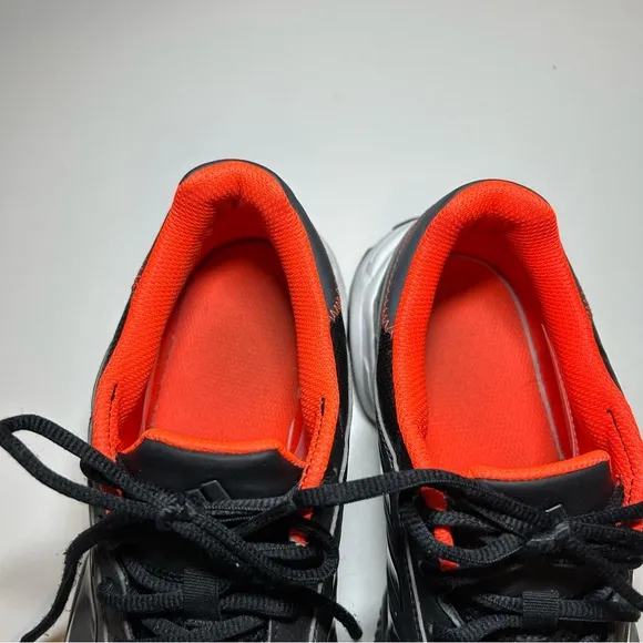 Adidas Barricade Court M Men's 10.5 B23042 Adiprene  Black Orange Athletic Shoes