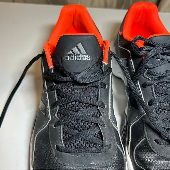 Adidas Barricade Court M Men's 10.5 B23042 Adiprene  Black Orange Athletic Shoes