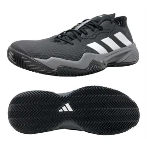 Adidas Barricade M Clay Mens Tennis Shoes Size 11.5 Black/White-Grey ID4250 NEW