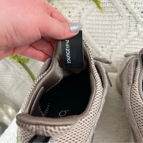ADIDAS |  Beige 2016 AlphaBounce EM Men's Running Athletic Shoes