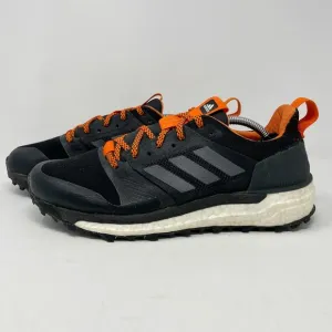 Adidas Black &amp; Orange Supernova Trail Running Shoes Mens Size 7.5