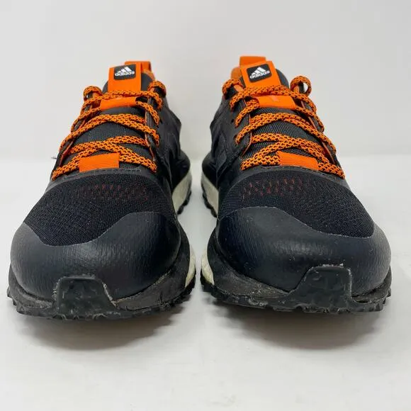 Adidas Black &amp; Orange Supernova Trail Running Shoes Mens Size 7.5