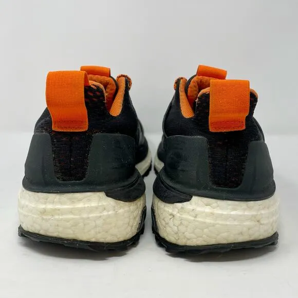 Adidas Black &amp; Orange Supernova Trail Running Shoes Mens Size 7.5