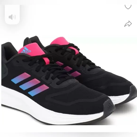 Adidas Black and Pink Sneakers Modern Design
