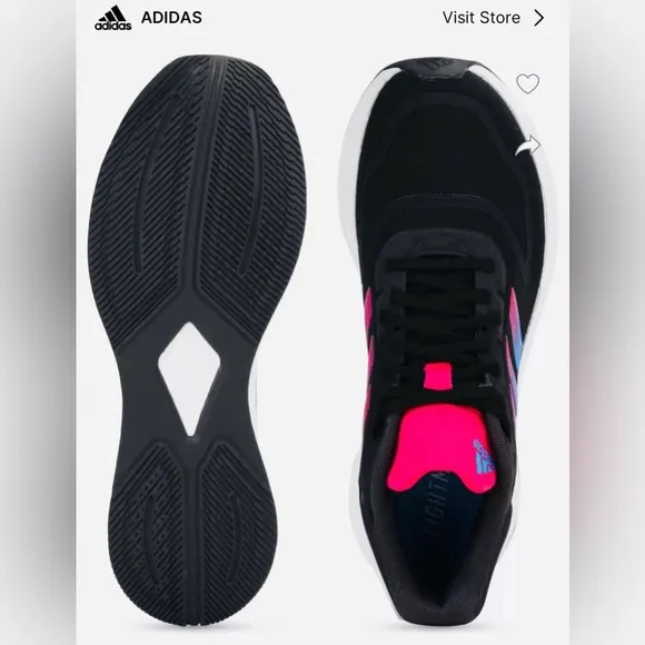 Adidas Black and Pink Sneakers Modern Design