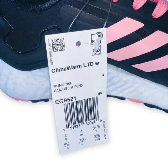 Adidas Climawarm LTD Boost 'Black Glory Pink' EG9521 Women's 5.5