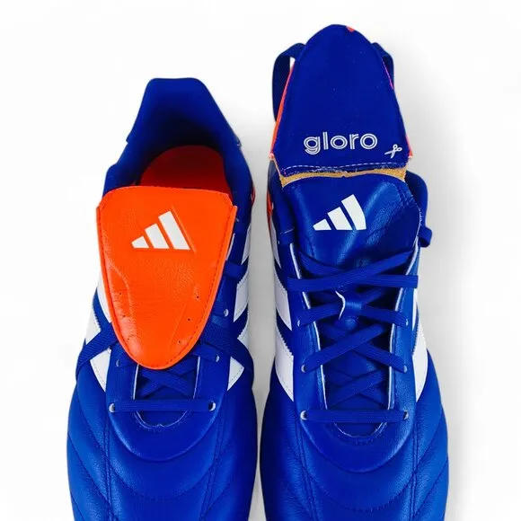 adidas Copa Gloro II FG Firm Ground Blue White Men's Soccer Cleats IG8741