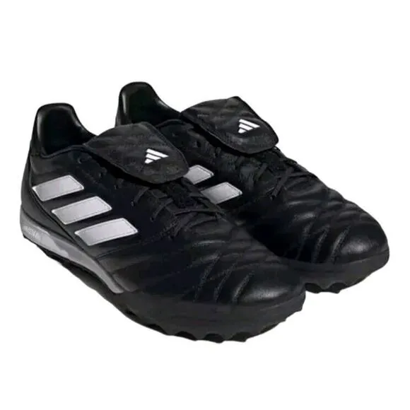 Adidas Copa Gloro TF Core Black/White Leather Turf Soccer Shoes- Mens Size 12