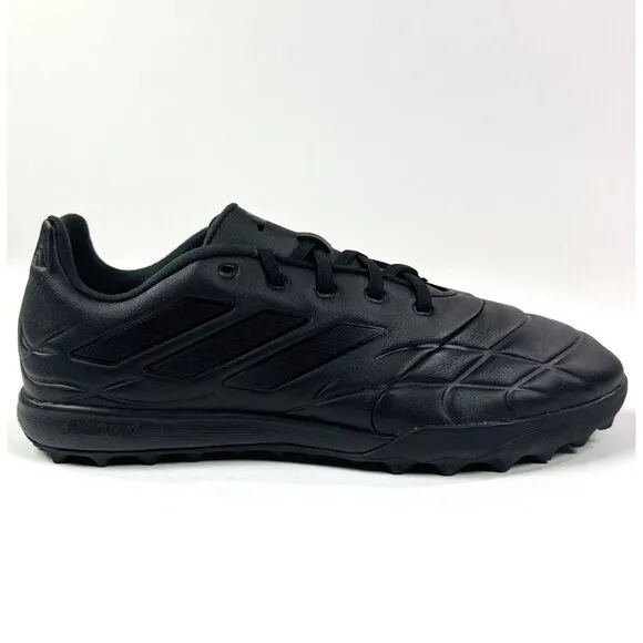 Adidas Copa Pure.3 TF Black Low Top Turf Soccer Shoes Cleats Lace Up ID4321