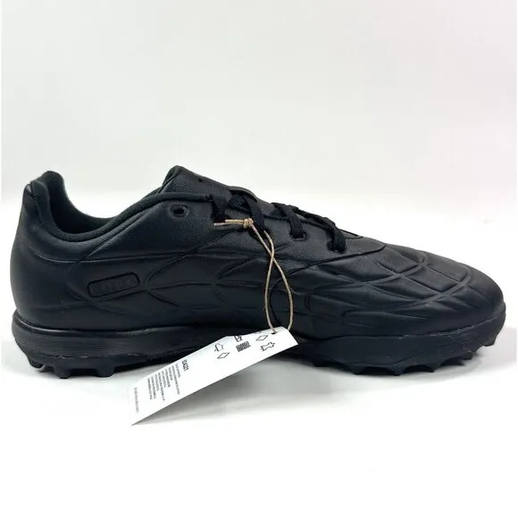 Adidas Copa Pure.3 TF Black Low Top Turf Soccer Shoes Cleats Lace Up ID4321