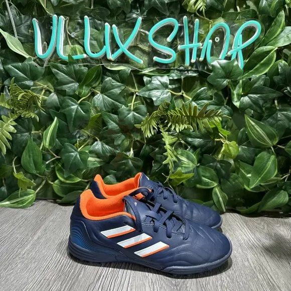 Adidas Copa Sense .3 TF J Artificial Turf Shoes Navy Blue Youth Size 1 GW7401