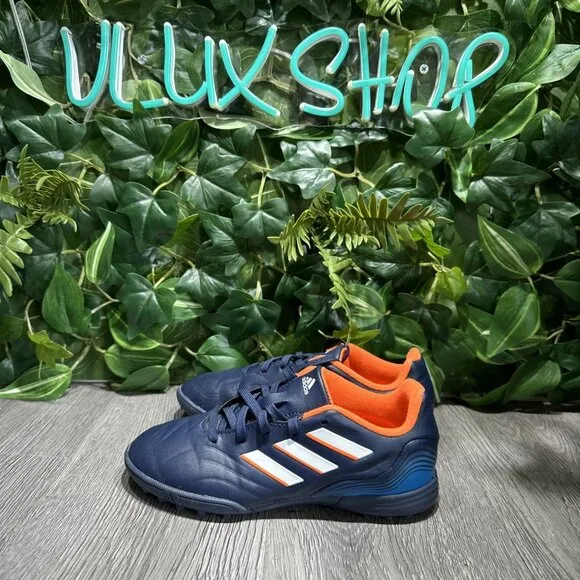Adidas Copa Sense .3 TF J Artificial Turf Shoes Navy Blue Youth Size 1 GW7401