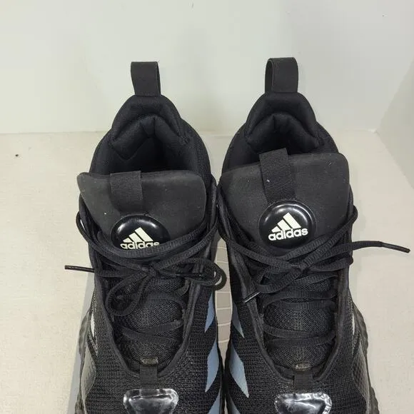 Adidas Court Vision Shoes Mens Sz 11.5 GY0691 Black Sneakers Athletic Sports