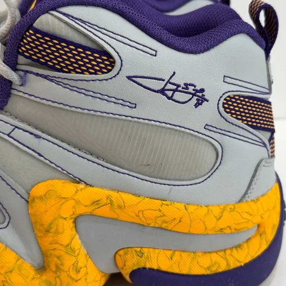 Adidas Crazy 8 Jeremy Lin PE Lakers Grey/Purple Men’s Rare Kobe Sneakers  -10
