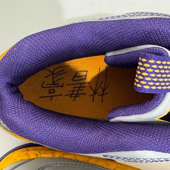Adidas Crazy 8 Jeremy Lin PE Lakers Grey/Purple Men’s Rare Kobe Sneakers  -10