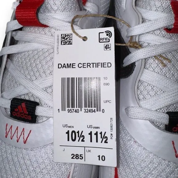 Adidas Dame Certified EXTPLY 2.0 Basketball Shoes 'Trail Blazers' Men 10.5