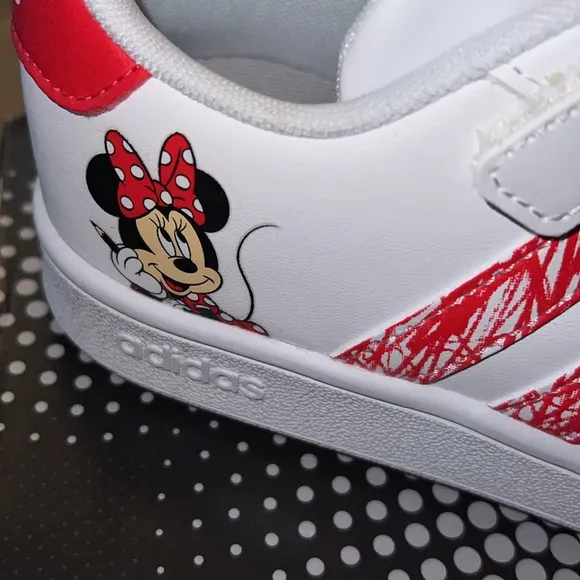 Adidas Disney Grand Court MM EL C Minnie Mouse GZ3318 Shoes Kids NWT…