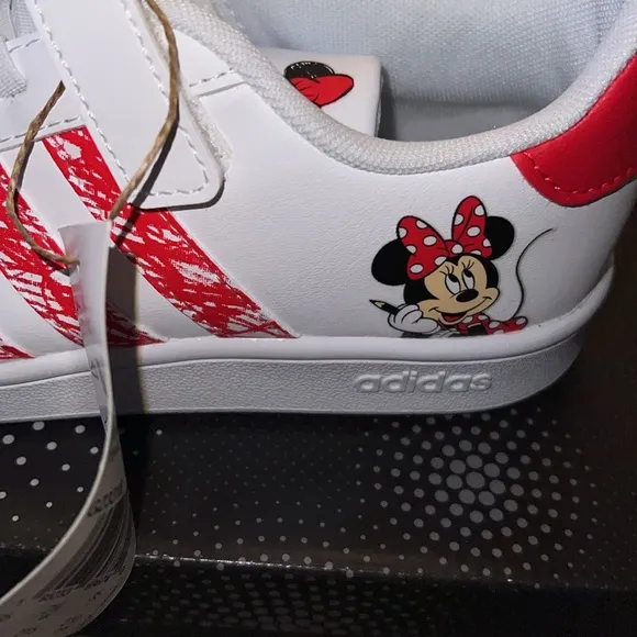Adidas Disney Grand Court MM EL C Minnie Mouse GZ3318 Shoes Kids NWT…