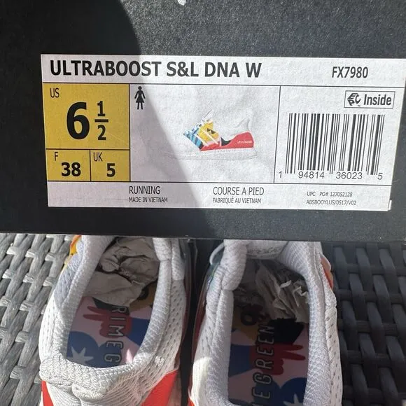 Adidas Egle Zvirblyte x UltraBoost S&amp;L DNA Women's Shoes FX7980 Size 6.5