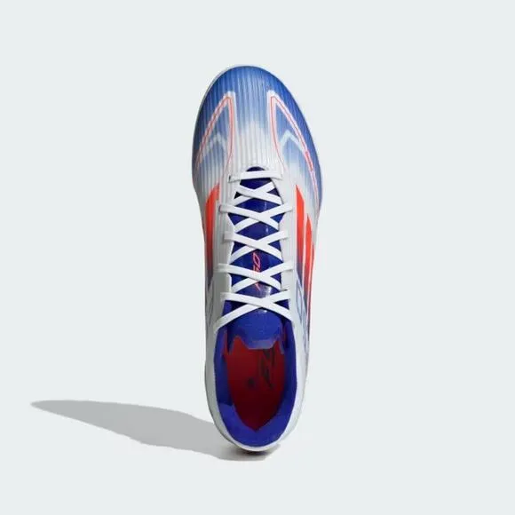 Adidas F50 League IF1343 Unisex White Solar Red Blue Turf Soccer Shoes TF2627