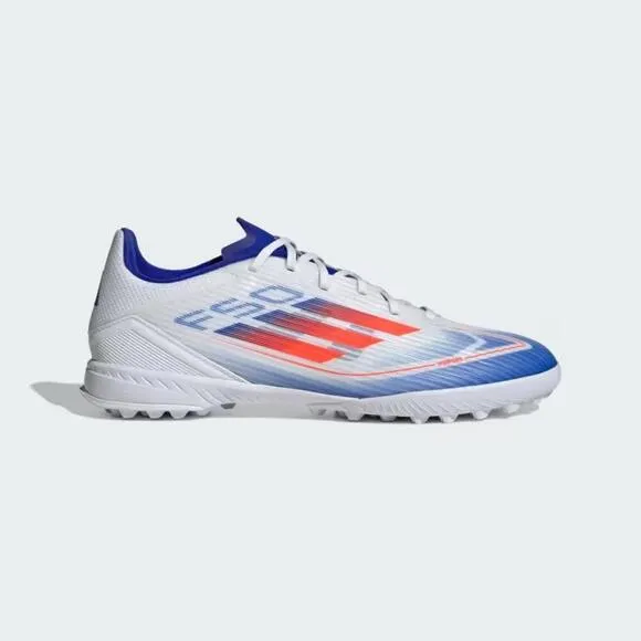 Adidas F50 League IF1343 Unisex White Solar Red Blue Turf Soccer Shoes TF2627