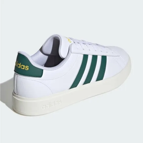 Adidas Grand Court 2.0 NWT white &amp; green men’s 12 shoes