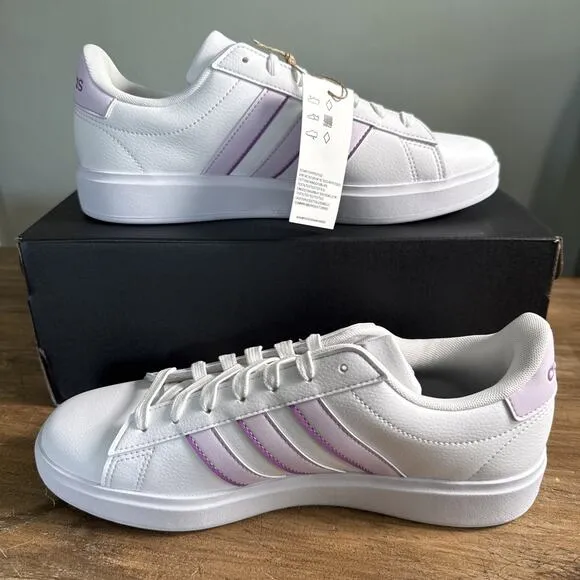 Adidas Grand Court 2.0 Women's Size US 9 Athletic Shoes White Casual Sneakers