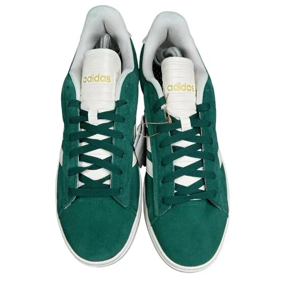 Adidas Grand Court Alpha Collegiate Green White Gold Shoes ID8853 Women's Sz 11