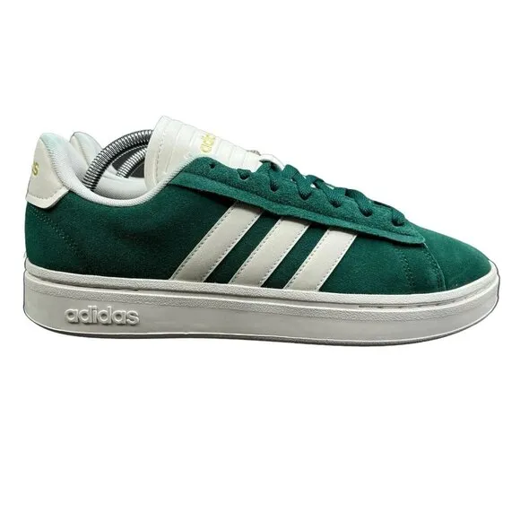 Adidas Grand Court Alpha Collegiate Green White Gold Shoes ID8853 Women's Sz 11
