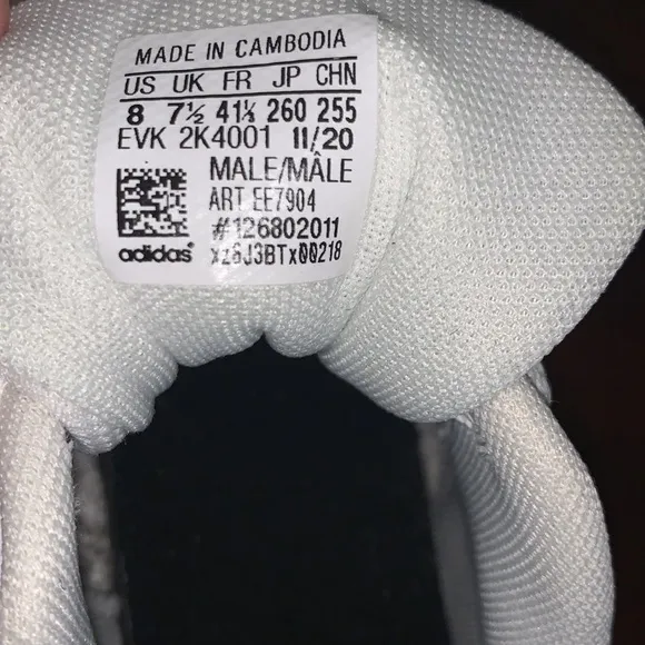 ADIDAS GRAND COURT SIZE 8 ATHLETIC SHOES