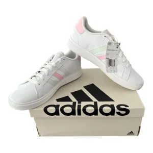 Adidas Grand Court 2.0 Big Kids Youth Size 6 IH4886 White Pink Green